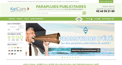 Desktop Screenshot of parapluie-publicitaire-pro.com